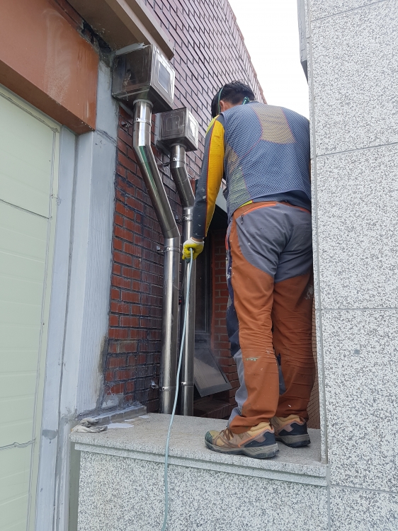 적벽돌 발수제 시공